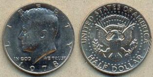 США. 1/2 доллара. 1978 год.