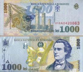 Румыния 1000 лей. 1998 год.