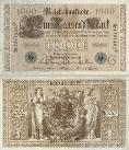 Германия 1000 марок. 1910 год.