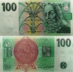 Чехия 100 крон. 1997 год.