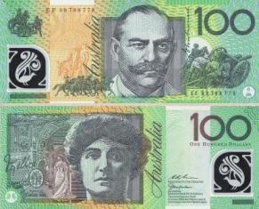 Австралия 100 долларов. 1999 год.