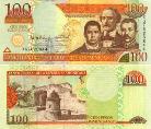Доминиканская Республика. 100 песо. 2011 год.