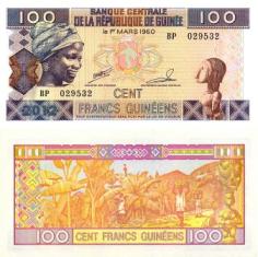 Гвинея 100 центов. 1960 год.