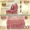 Мексика 100 песо. 2016 год. "100 летие принятия конституции"