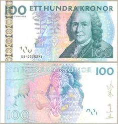 Швеция 100 крон. 2006 год.