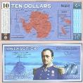 Антарктика 10 долларов. 2001 год.