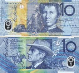 Австралия 10 долларов. 1993 год.