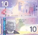 Канада 10 долларов. 2009 год.