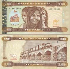 Эритрея 10 накфа. 2012 год.