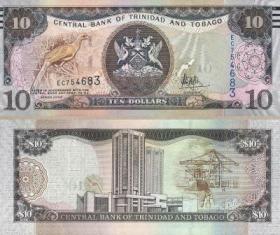Тринидад и Тобаго. 10 долларов. 2017 год.
