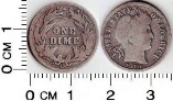 США 1 дайм (10 центов) 1914 года. D