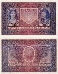 Польша 5000 марок 1919 года.