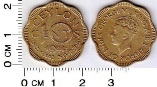 Цейлон (Британская колония)10 центов 1944 года