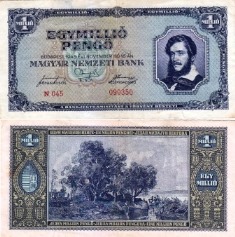 Венгрия 1000000 пенго 1945 года.