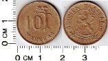 Финляндия 10 марок 1953 года.