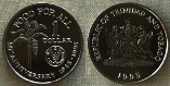 Тринидад и Тобаго 1 доллар. 1985 год. (ФАО)