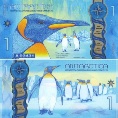 Антарктика 1 доллар. 2015 год.