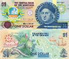 Багамские острова 1 доллар. 1992 год.