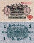 Германия 1 марка 1914 год.