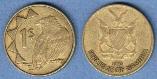 Намибия 1 доллар. 1993 год.