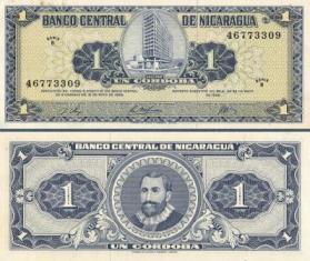 Никарагуа 1 кордоба. 1968 год.
