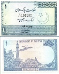 Пакистан 1 рупия. Серия 1975-1981 годов.