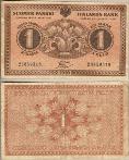 Россия для Финляндии 1 марка. 1916 год.