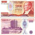 Турция 20000 лир. 1970 год.