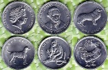 Кука острова 1 цент 2003 года. Набор из 5 монет.