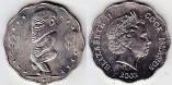 Кука острова 1 доллар 2003 года.