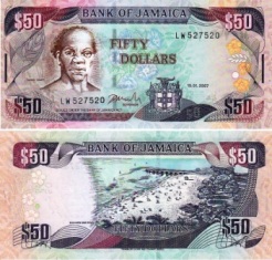 Ямайка 50 долларов 2007 года