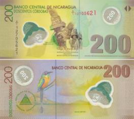 Никарагуа 200 кордобас. 2012 год.