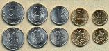 Набор разменных монет 2013 года СПМД. (10к, 50к, 1р, 2р, 5р)