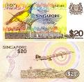 Сингапур 20 долларов. 1979 год.