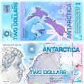 Антарктика 2 доллара.2007 год.