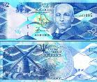 Барбадос 2 доллара. 2013 год.