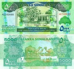 Сомалилэнд 5000 шиллингов. 2011 год.