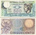 Италия 500 лир. 1979 год.