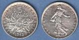 Франция 5 франков. 1962 год.