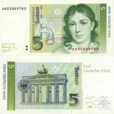 ФРГ 5 марок. 1991 год.