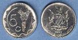 Намибия 5 центов. 2002 год.