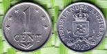 Нидерладнские Антиллы 1 цент 1979 год.