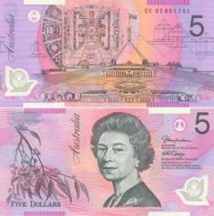 Австралия 5 Долларов 1995г.
