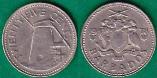 Барбадос 25 центов 1978 года. PM