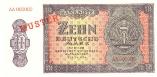 ГДР 10 марок 1954г. ( односторонний образец)