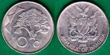 Намибия 10 центов 1998 года.