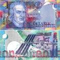 Печатная фабрика "De La Rue" промо банкнота "Ньютон"