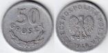 Польша 50 грошей 1949 года. Al