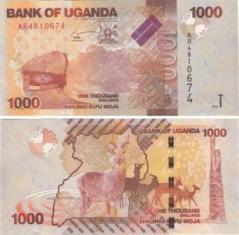 Уганда 1000 шиллингов. 2010 год.
