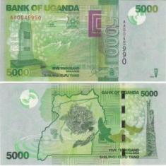 Уганда 5000 шиллингов. 2010 год.